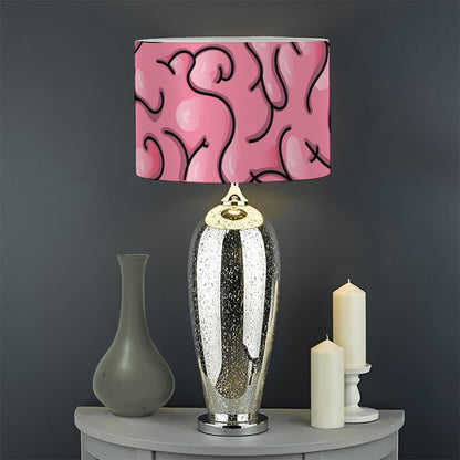 Halloween Zombie Brain Print Drum Lamp Shade