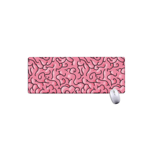 Halloween Zombie Brain Print Extended Mouse Pad