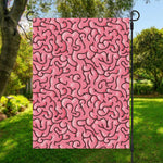 Halloween Zombie Brain Print Garden Flag