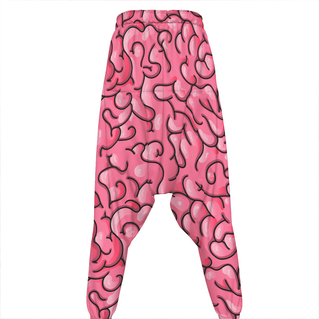Halloween Zombie Brain Print Hammer Pants