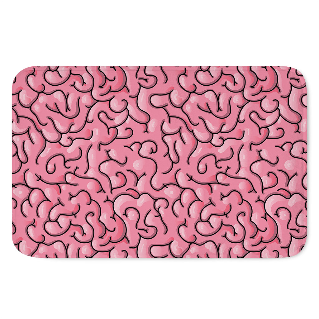 Halloween Zombie Brain Print Indoor Door Mat