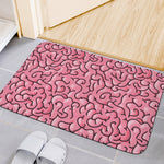 Halloween Zombie Brain Print Indoor Door Mat