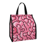 Halloween Zombie Brain Print Insulated Lunch Tote