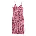 Halloween Zombie Brain Print Jersey Midi Cami Dress