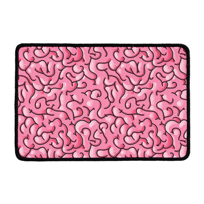 Halloween Zombie Brain Print Kitchen Mat