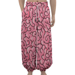Halloween Zombie Brain Print Lantern Pants