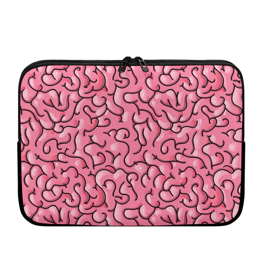 Halloween Zombie Brain Print Laptop Sleeve