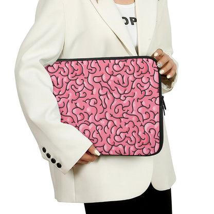 Halloween Zombie Brain Print Laptop Sleeve