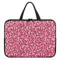Halloween Zombie Brain Print Laptop Sleeve With Handle