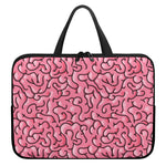 Halloween Zombie Brain Print Laptop Sleeve With Handle