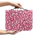Halloween Zombie Brain Print Leather Bible Cover