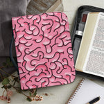 Halloween Zombie Brain Print Leather Bible Cover