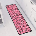 Halloween Zombie Brain Print Long Kitchen Mat