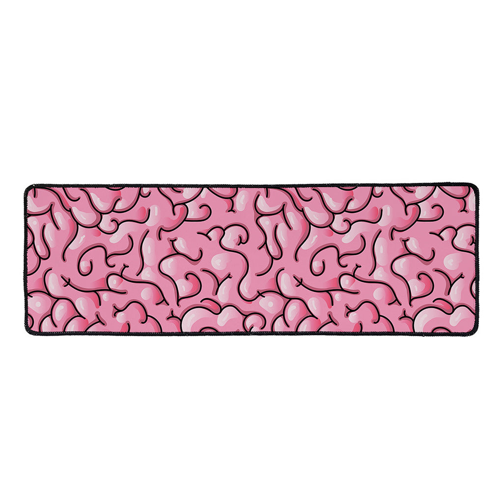 Halloween Zombie Brain Print Long Kitchen Mat