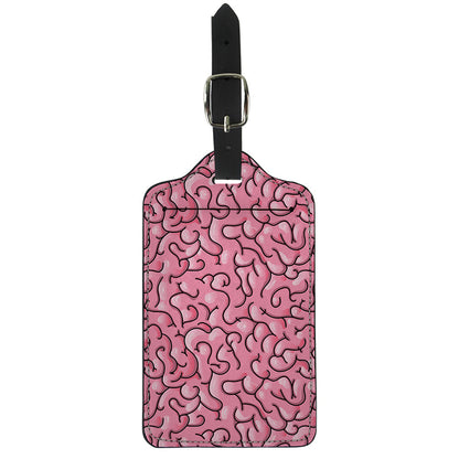 Halloween Zombie Brain Print Luggage Tag