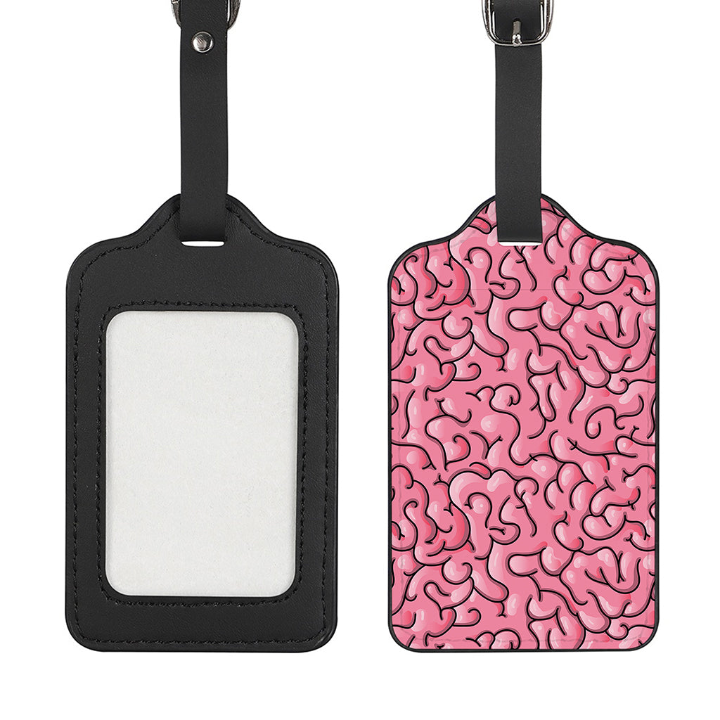Halloween Zombie Brain Print Luggage Tag