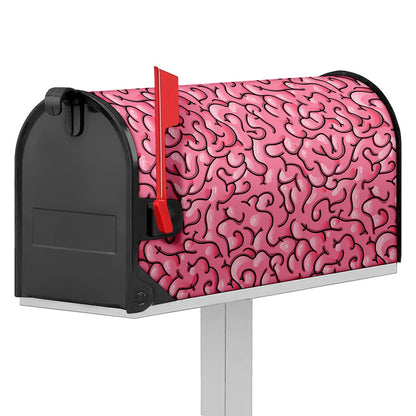 Halloween Zombie Brain Print Mailbox Cover