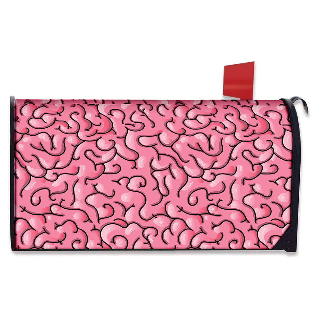Halloween Zombie Brain Print Mailbox Cover