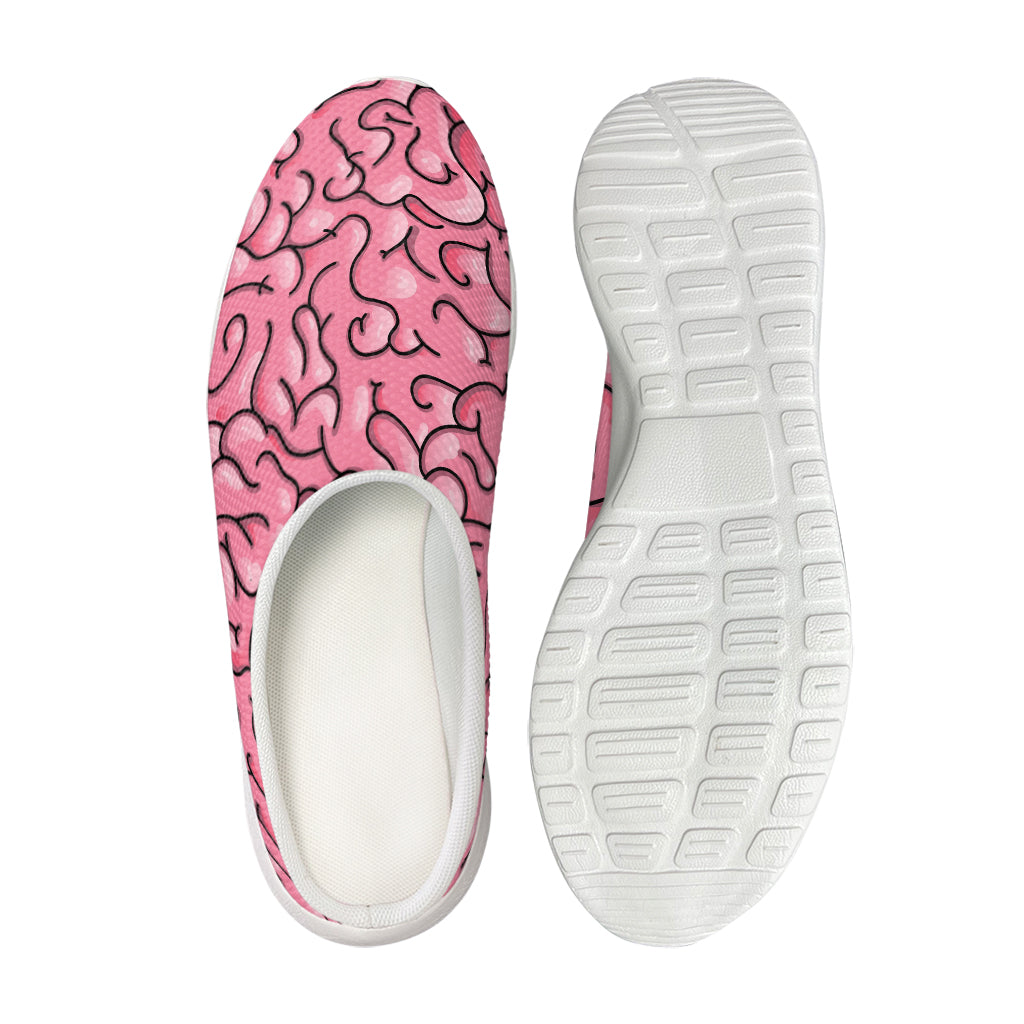 Halloween Zombie Brain Print Mesh Casual Shoes