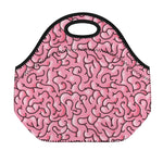 Halloween Zombie Brain Print Neoprene Lunch Bag