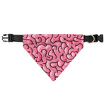 Halloween Zombie Brain Print Over The Collar Dog Bandana