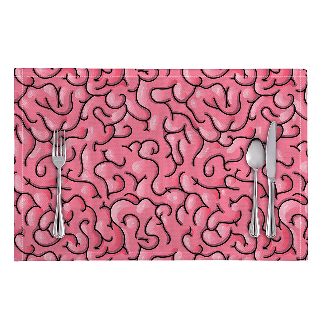Halloween Zombie Brain Print Placemat