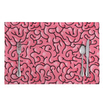 Halloween Zombie Brain Print Placemat