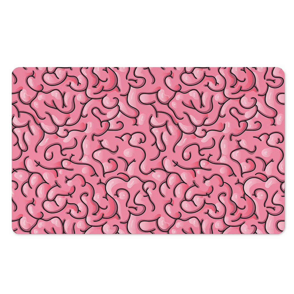 Halloween Zombie Brain Print Polyester Doormat