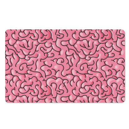 Halloween Zombie Brain Print Polyester Doormat