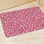 Halloween Zombie Brain Print Polyester Doormat