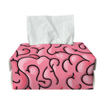 Halloween Zombie Brain Print Rectangle Tissue Box Cover