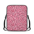 Halloween Zombie Brain Print Rectangular Crossbody Bag