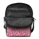 Halloween Zombie Brain Print Rectangular Crossbody Bag