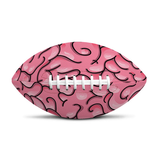 Halloween Zombie Brain Print Rugby Ball