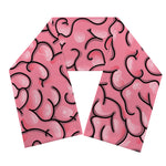 Halloween Zombie Brain Print Scarf