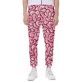 Halloween Zombie Brain Print Joggers