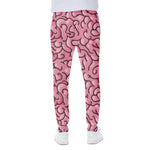 Halloween Zombie Brain Print Scuba Joggers