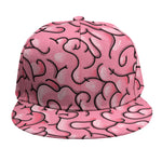 Halloween Zombie Brain Print Snapback Cap
