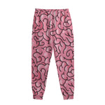 Halloween Zombie Brain Print Sweatpants