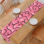 Halloween Zombie Brain Print Table Runner