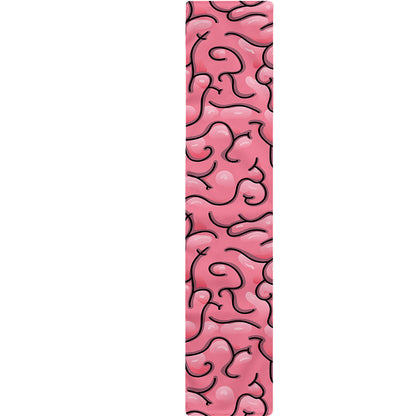 Halloween Zombie Brain Print Table Runner