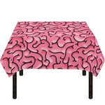 Halloween Zombie Brain Print Tablecloth