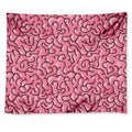 Halloween Zombie Brain Print Tapestry