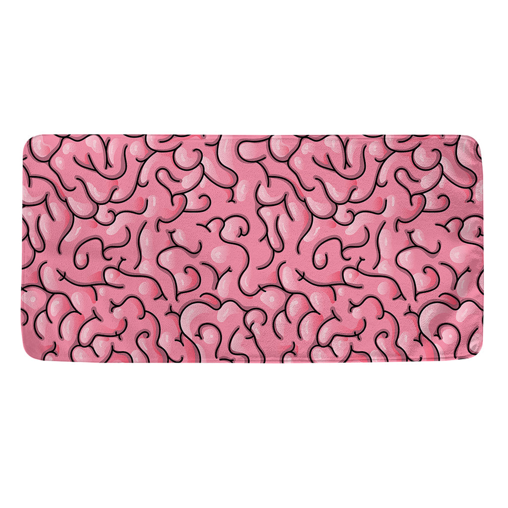 Halloween Zombie Brain Print Towel