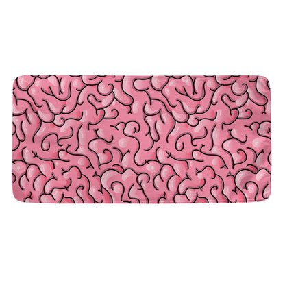 Halloween Zombie Brain Print Towel
