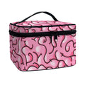 Halloween Zombie Brain Print Travel Makeup Bag