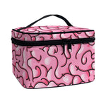 Halloween Zombie Brain Print Travel Makeup Bag