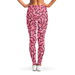 Halloween Zombie Brain Print Women's Leggings