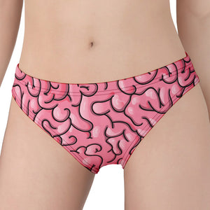 Halloween Zombie Brain Print Women's Panties