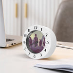 Halloween Zombie Crowd Print Alarm Clock